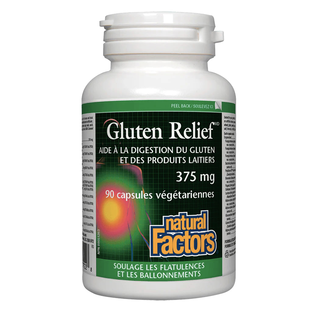 Gluten Relief - Natural Factors - 90 capsules